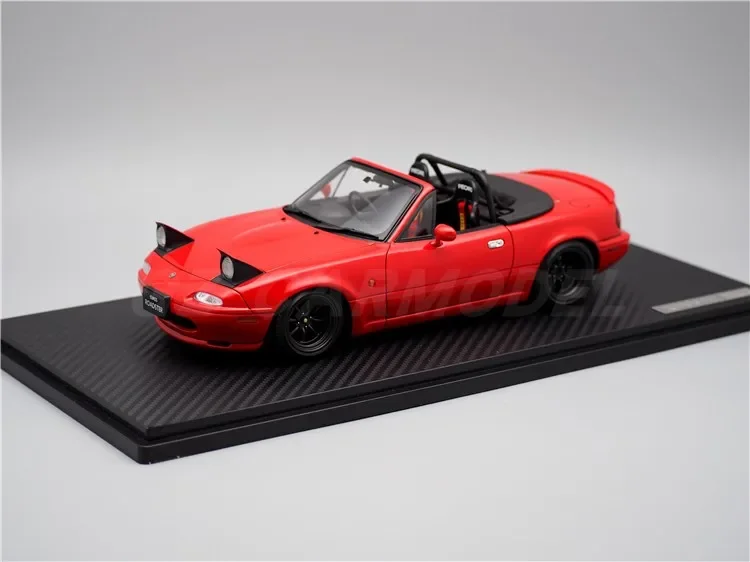 

Масштабная модель автомобиля IG 1:18 Mx5 Na Eunos Roadster Red IG3198 JDM, лимитированная серия, из смолы и металла, статическая, подарок