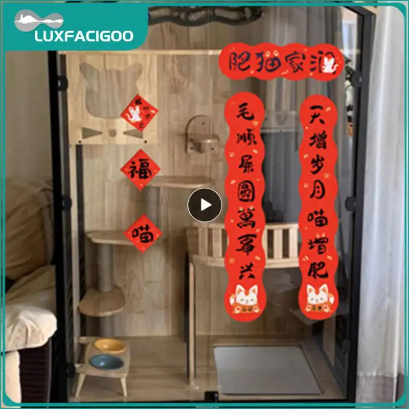 Lunar capodanno distici decorativi tradizione dimensioni spazioso durevole alta qualità addensare decorazioni di capodanno cinese di lusso