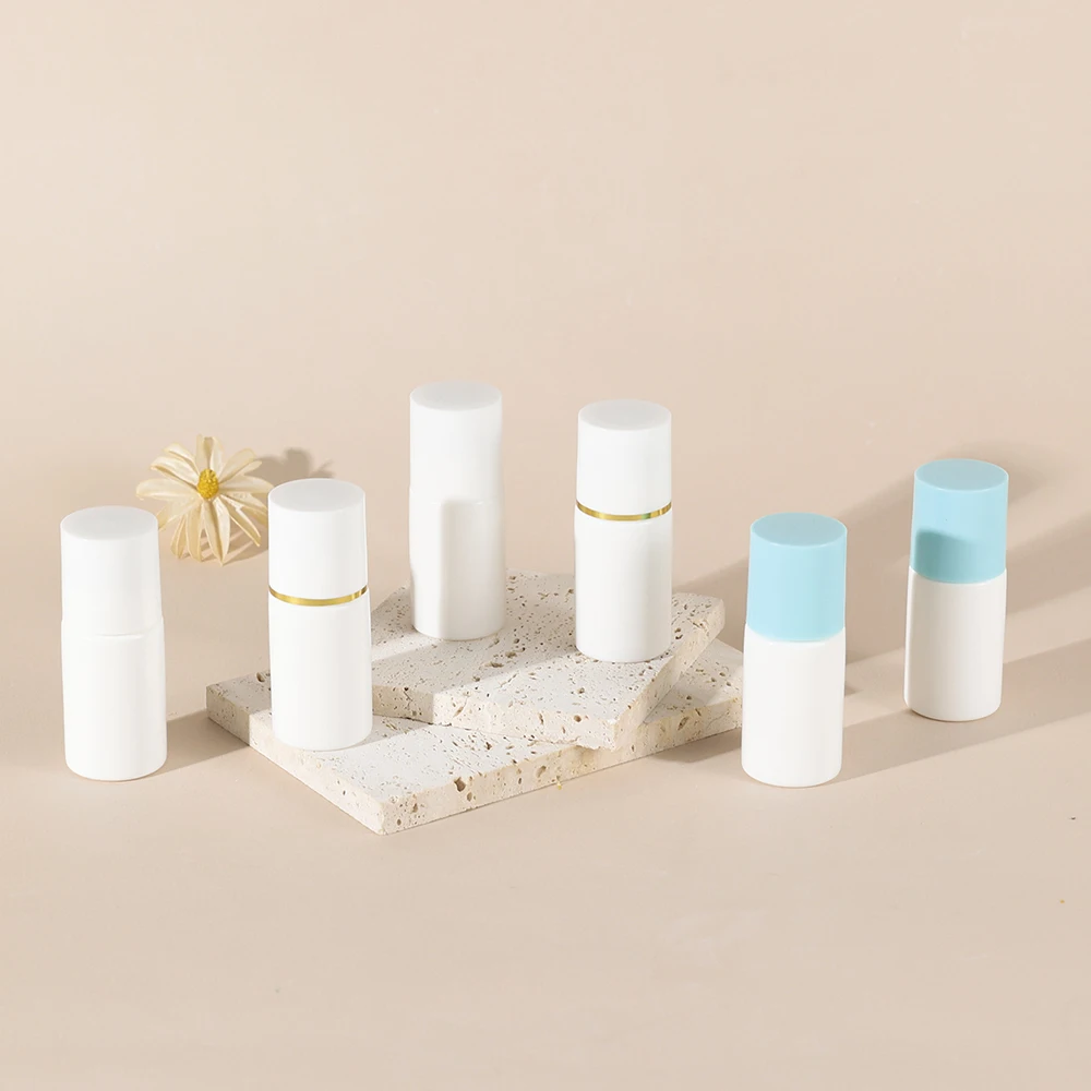 空のスポンジヘッドボトル、詰め替え可能なプラスチック、薬、スキンケア、ヘアケア、薬、旅行用、20ml、10個