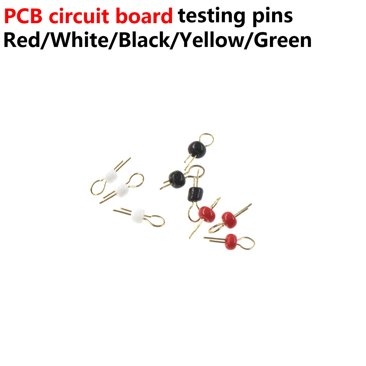 50PCS PCB circuit board test points test pins test rings cylindrical gold-plated ceramic test rings test beads