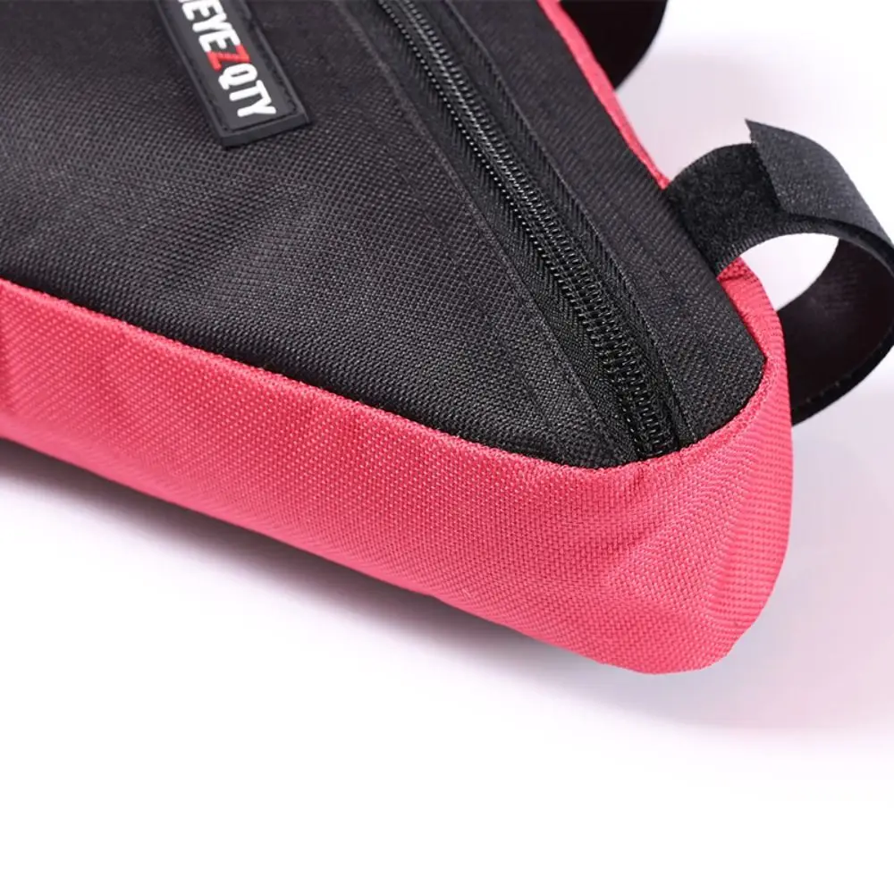 Polyester Bicycle Triangle Bag Ultra-light Large Capacity Bike Beam Hanging Bag Storage Durable Saddle Frame Pouch