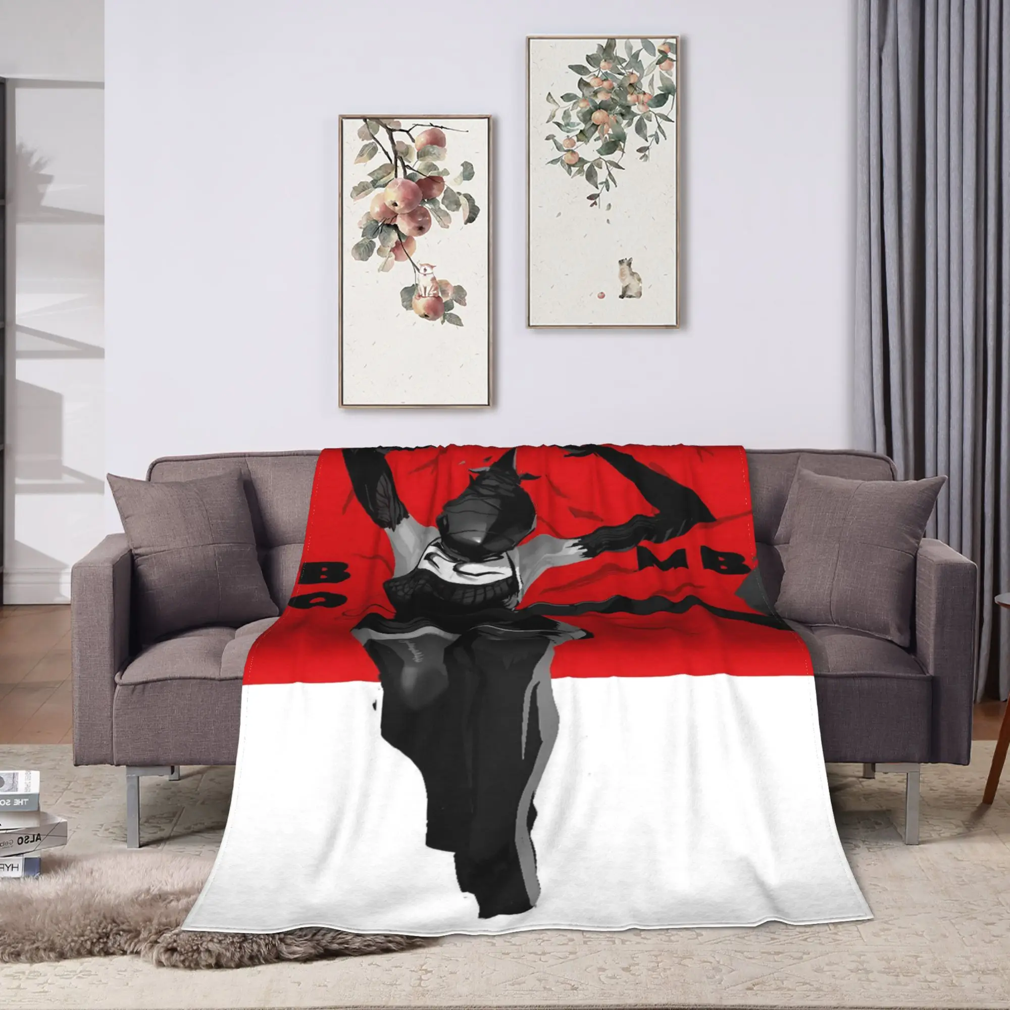 Power sharp anime Blanket Chainsaws Mans Travel Flannel Throw Blanket For Couch Chair Warm Soft Quality Bedspread Gift Idea