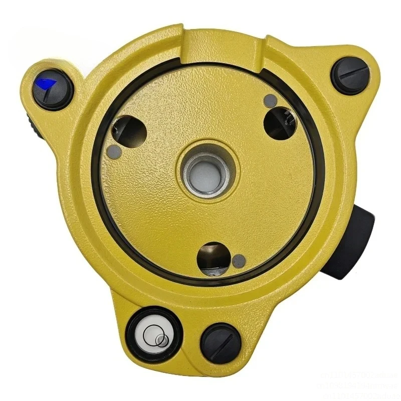 Tribrach أصفر عالي الجودة بثلاثة فك بدون هبوط بصري متوافق مع مسح المحطة الإجمالية #2