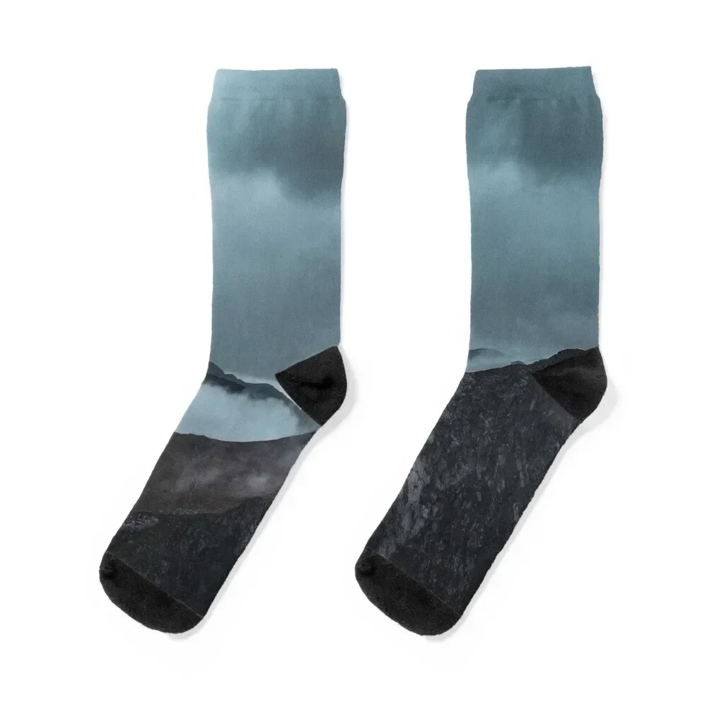 Misty morning before the summer storm Socks Antiskid soccer cute Socks Girl Men's