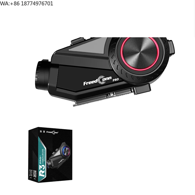 

Видеорегистратор для мотоциклетного шлема R3 PRO V2 5.1 с функцией FM, обменом музыкой и шумоподавлением CVC