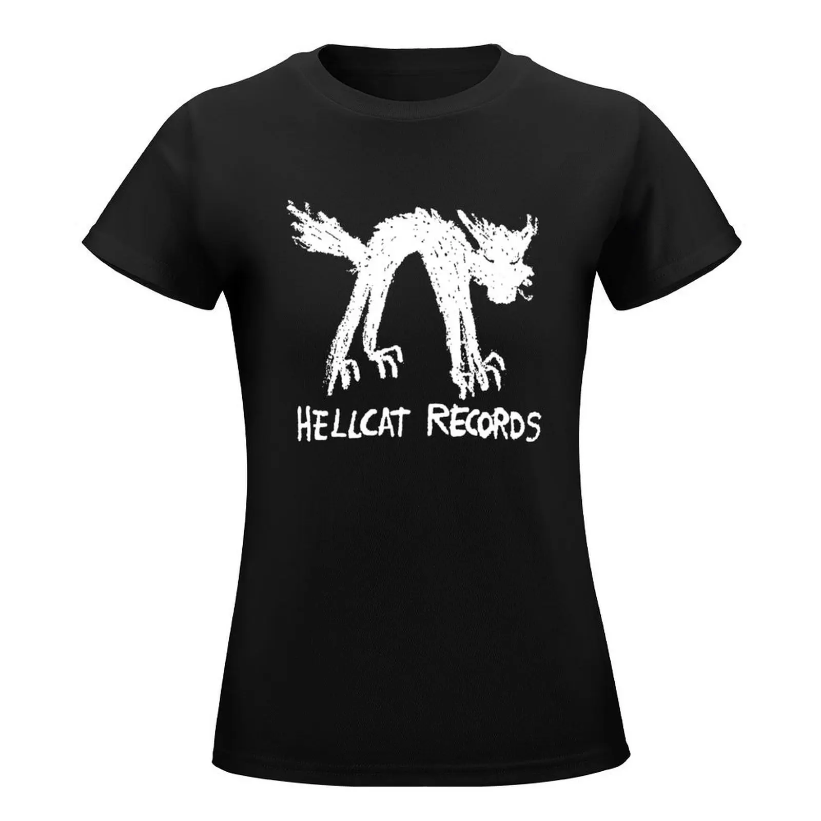 Hellcat Records T-Shirt korean fashion vintage clothes Aesthetic clothing t-shirt dress for Women plus size