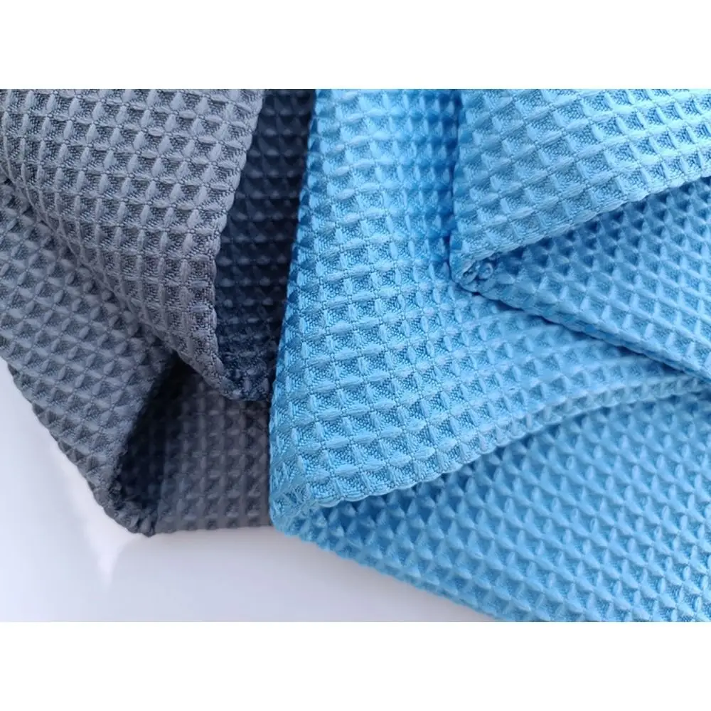 1Pcs Detailing Waffle Weave Car Cleaning Cloth Wax Polishing Water Absorbent Glass Wash Towel Microfiber 40*40cm