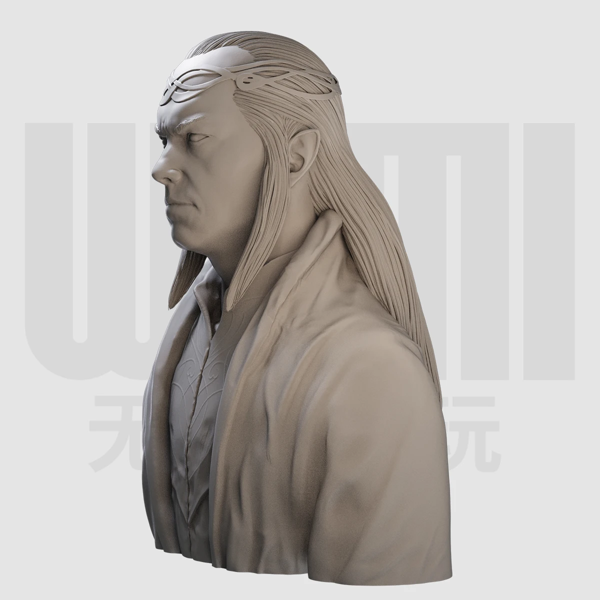 1/10  bust 119 white resin white mold GK figure model