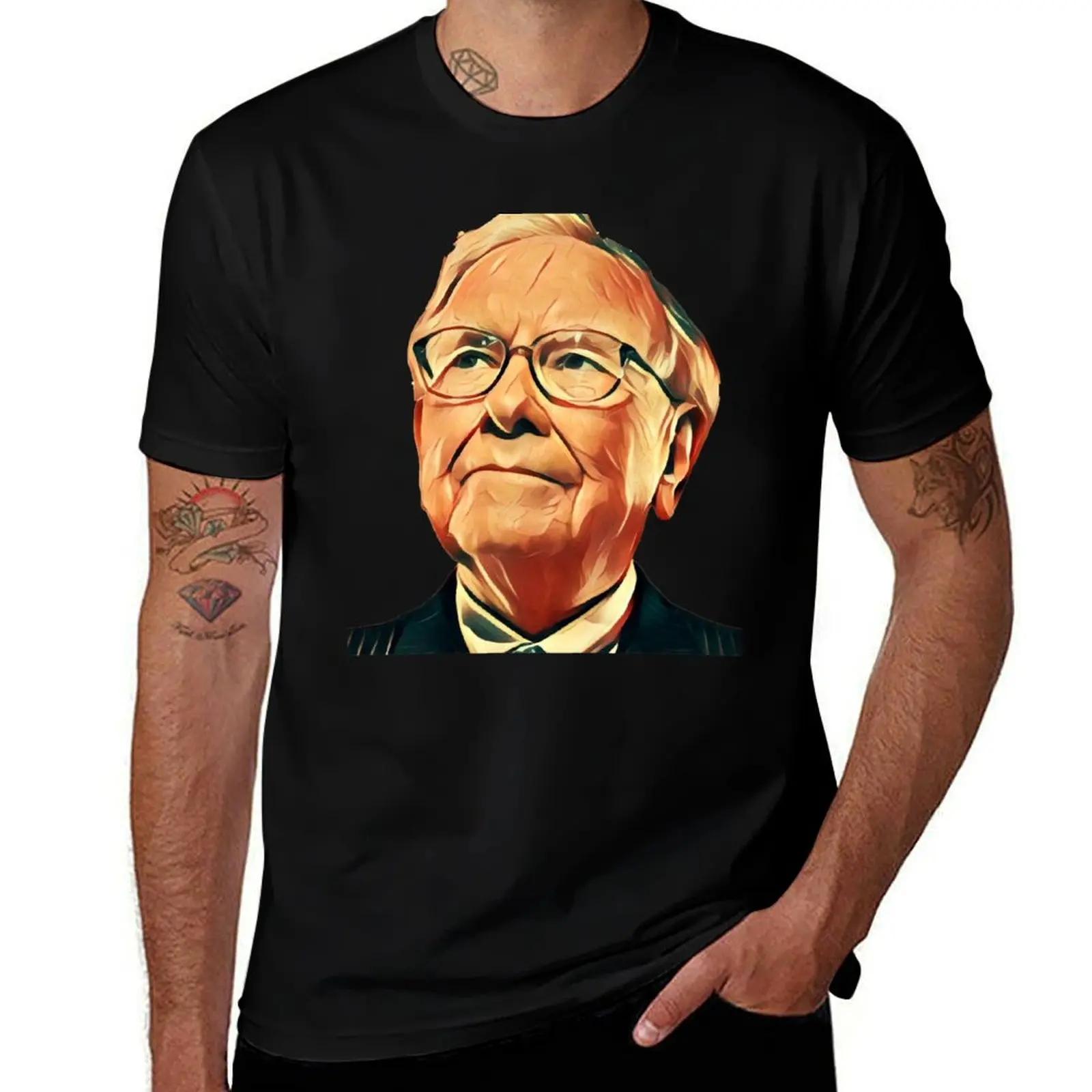 

warren-buffett T-Shirt t shirts designer t shirt for man t shirt man cotton T-Shirt