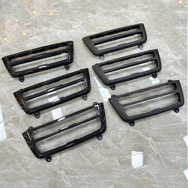 Glossy Carbon Fiber Center Console Dashboard Panel Radio Trim For BMW 3 4 series F30 F32 F31 F33 F34 F36 Interior accessories