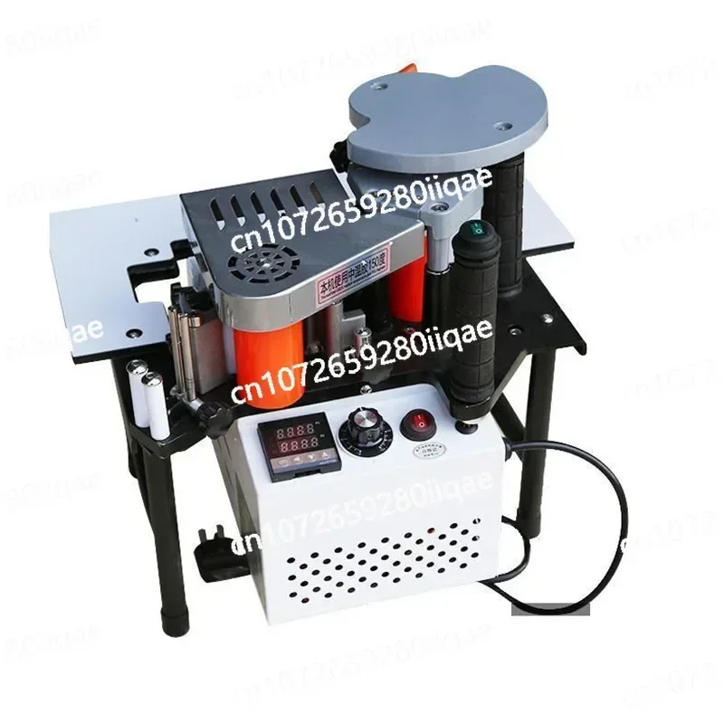 1100W Small Manual Edge Banding Machine Double Side Gluing Portable Edge Bander Woodworking Edge Banding Machine 220V Factory