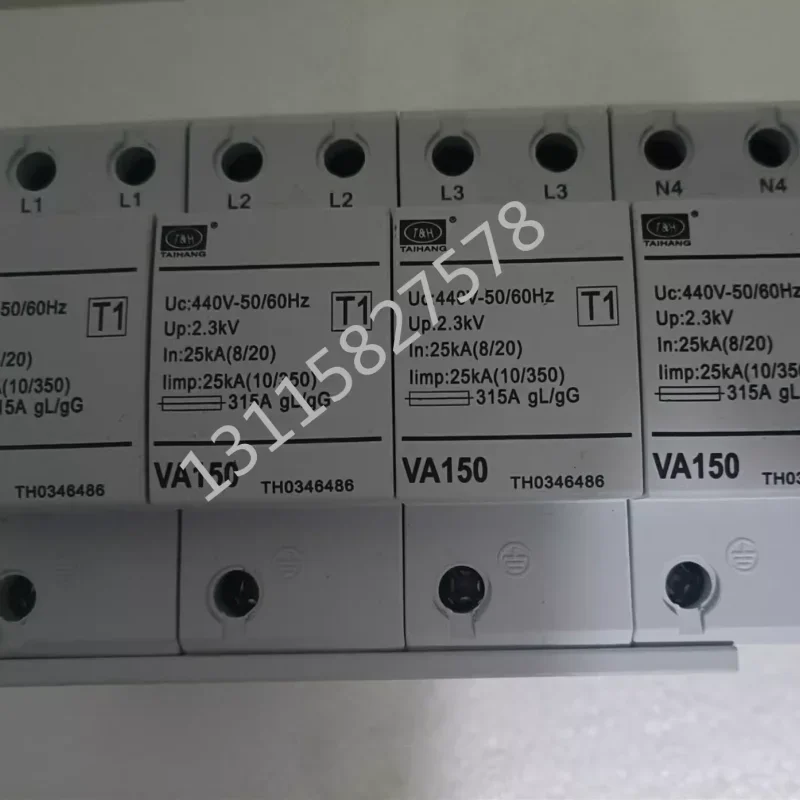 Large constant surge backup protector T08/100G 4P 20KA 40KA 60KA level VA150