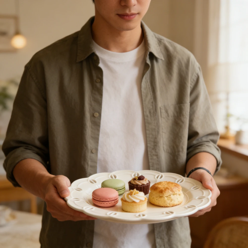 

European-style Vintage Hollow Ceramic Plates Cup, Household Restaurant or Wedding Table Decorations, Exquisite Vintage Tableware