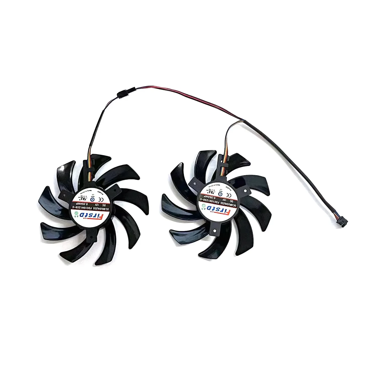 Brand new 85MM 4PIN FDC10H12S9-C RX460 GPU fan for DATALAND Radeon RX460 4GB X-Serial OC graphics card