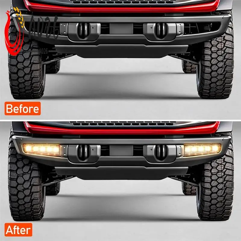 

A026-LED Fog Lights Assembly For Ford Bronco 2021-2023 2/4-Door, Bumper Fog Lights Daytime Running Lights Accessories