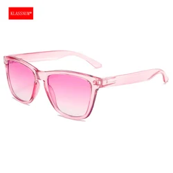 KLASSNUM Women Large Square Frame Trendy Sunglasses Candy Color Sunshade Sun Glasses Party Outdoor UV400 Eyewear 2025 New In
