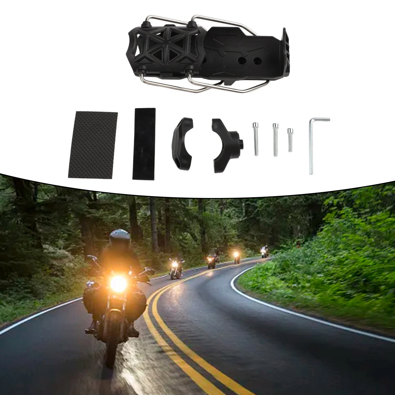 ABS Based Rotating Cup Holder for Bikes Motorcycles Strollers ATVs with 360 Degree Swivel and Auto Lock Function