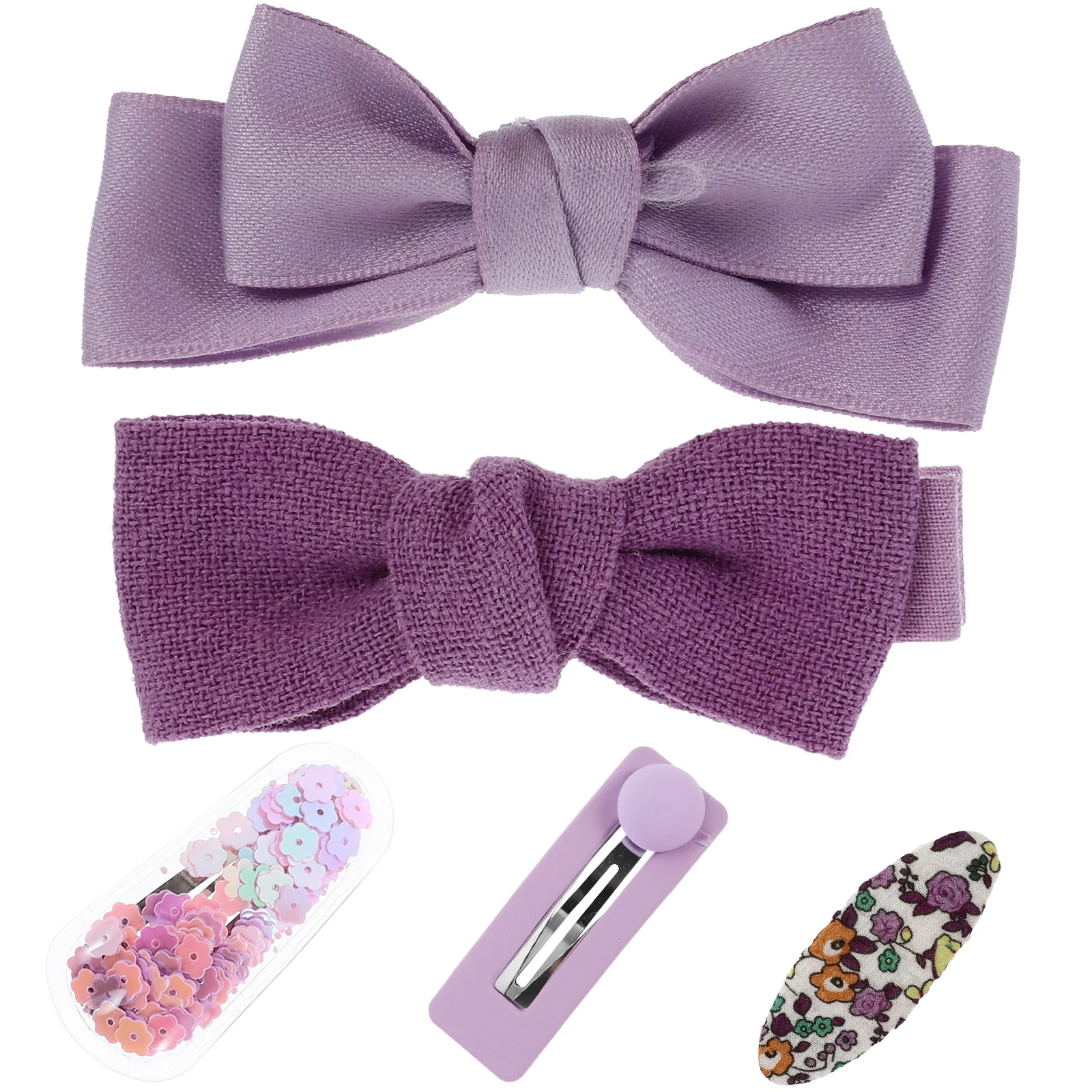 

5pcs Hair Clips Set Adorable Cartoon Patterns Kids Girls Women Durable Safe Materials Christmas Dance Cosplay Stage Performance