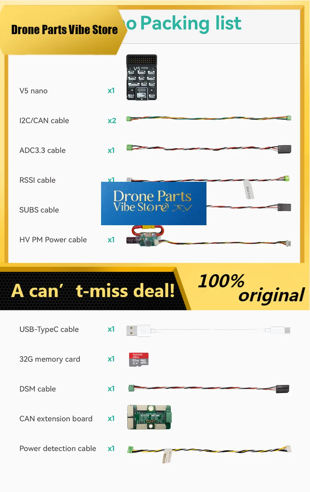 

DParts1New Quadcopter Pixhack Ua-v Dr-one Air-craft V5 Nano Electronic Metal Board Ardupilot Px4 Flight Controller For Dro-ne