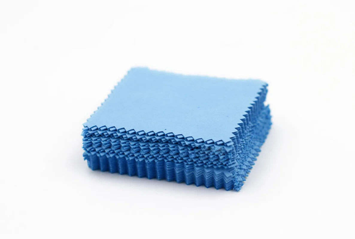 Wholesale 200pcs/lot UltraSoft Jewelry Cleaning Polishing Cloth Brass Polisher Silver Gold Cleaner Double Velvet Dry Polish Care