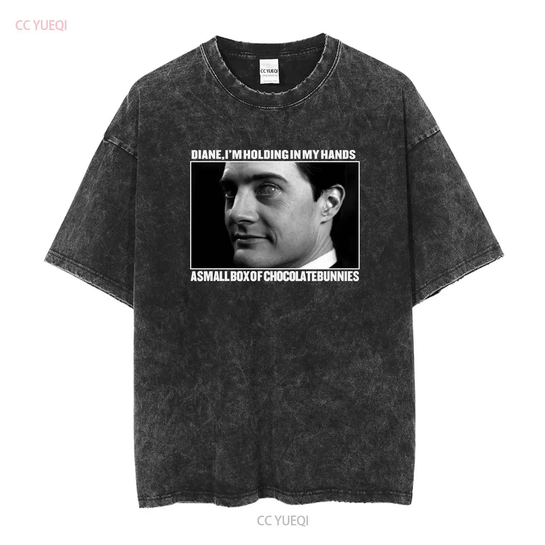 Twin Peaks shirt vintage show David Lynch Agent Cooper 90s fire walk with me vintage Washed Comfortable Versatile streetwear