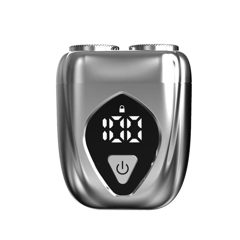 

Электробритва Hot Metal для мытья тела, маленькая стальная бритва с пистолетом, мини-портативная мужская бритва.