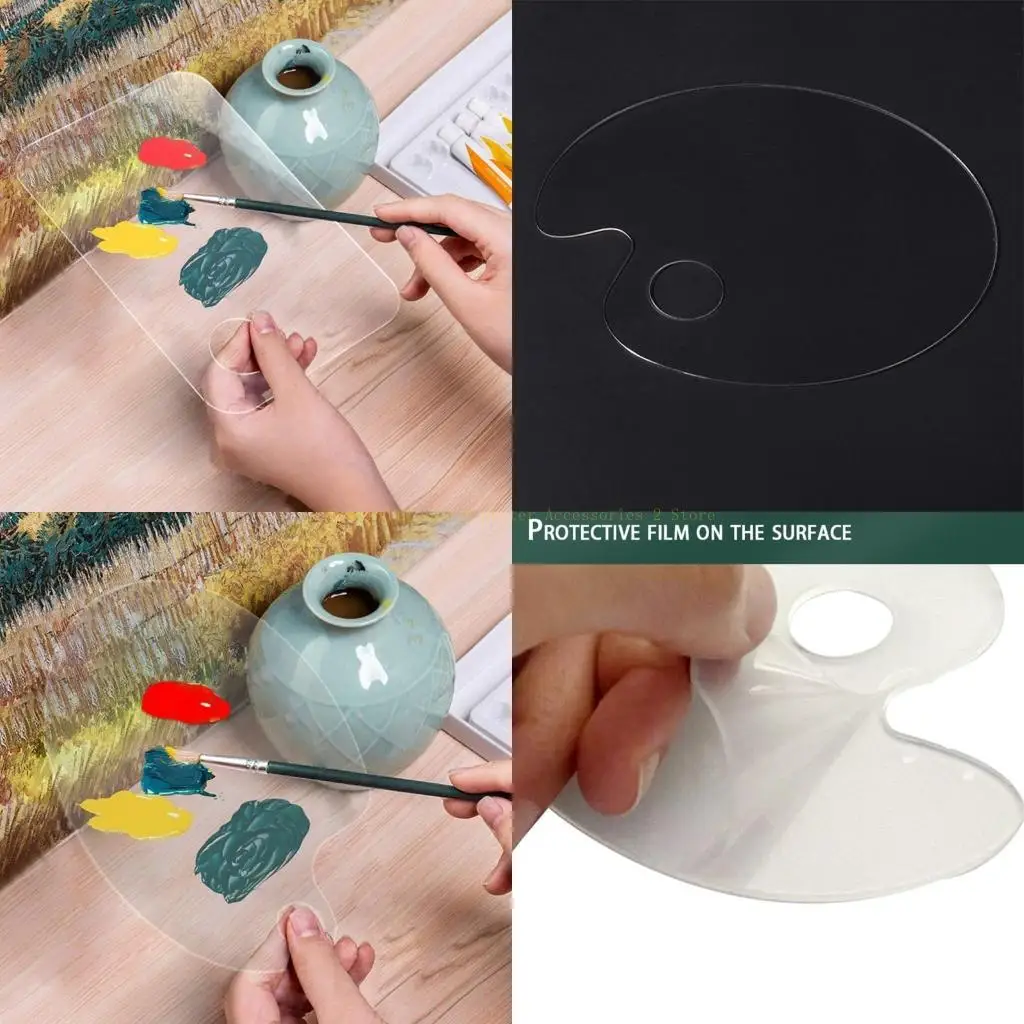 Paleta acrílica transparente