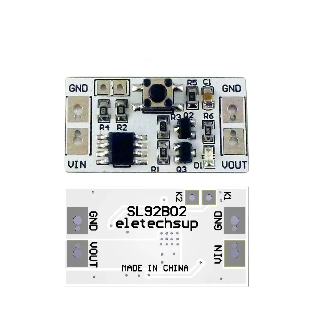 5X SL92B02 DC 3-20V 5A Bistable Self-locking Switch Module LED Driver Controller Relay touch Electronic Board