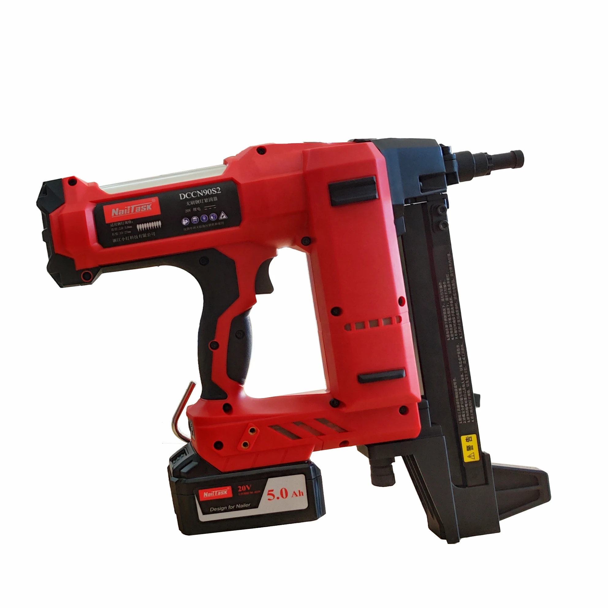 Nailtask DCCN90S2 Lithium Brushless Nail Gun for 16-27mm Concrete Nails (not include the battery)