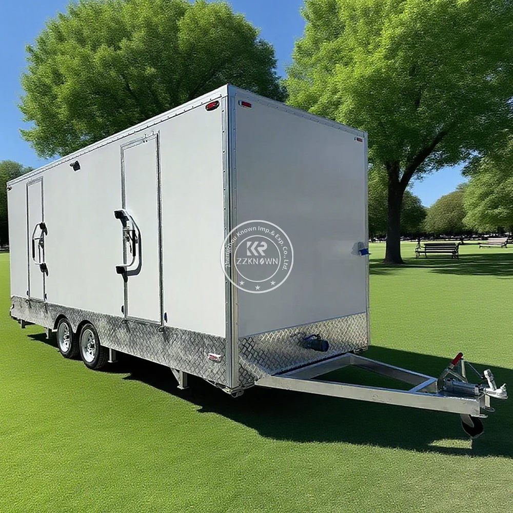 Luxury Mobile Restrooms Camping Toilet And Shower Trailer Portable Mobile Camping Bathroom Trailer For Sale