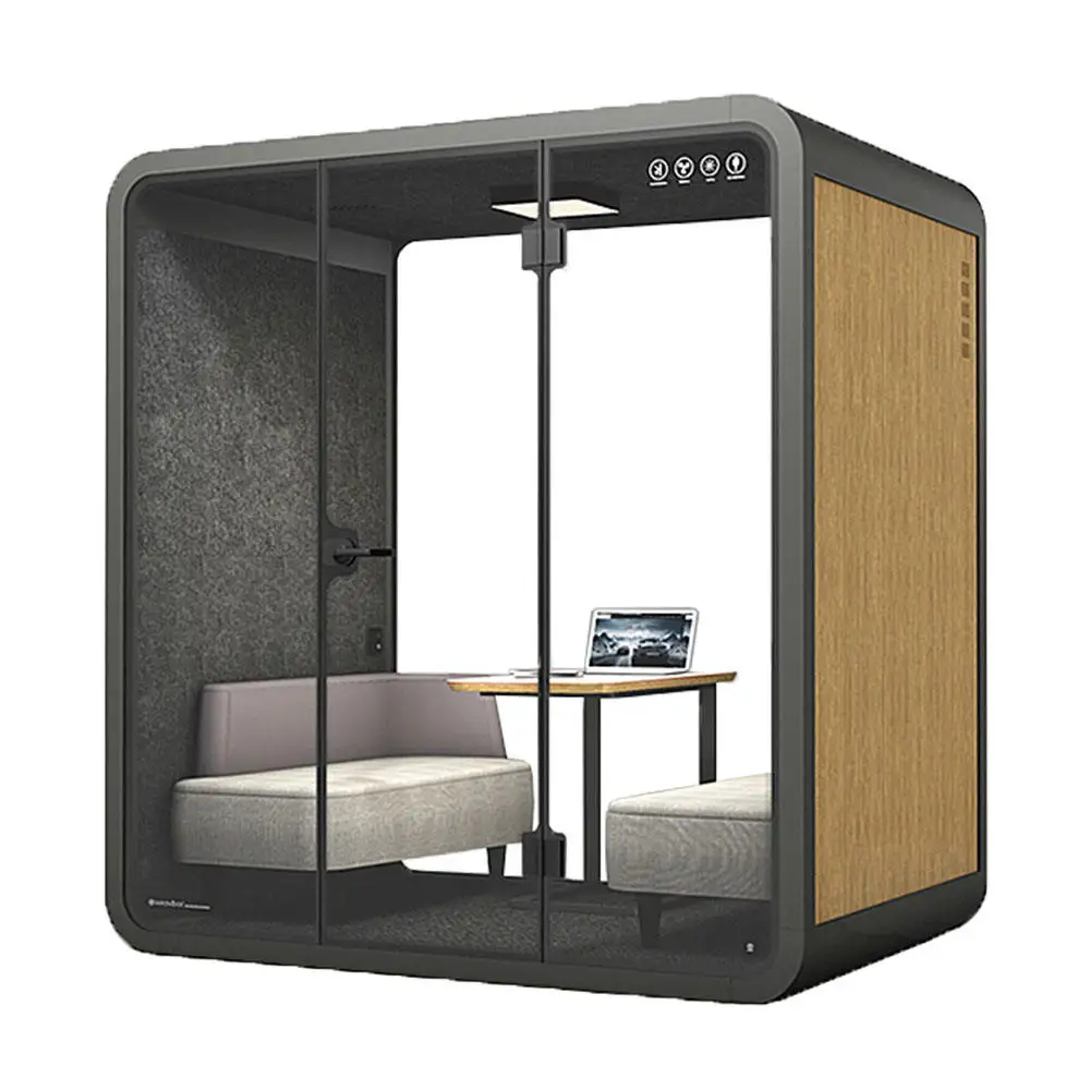 Acoustic Vocal Booth Soundproof Silent Pod for Home Podcast Recording and Voice Over