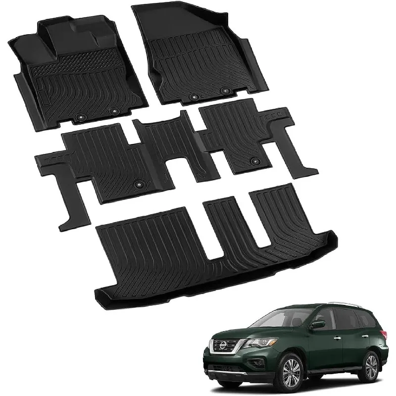 

US Cargo Liners Car Floor Mats for 13-21 Nissan Pathfinder TPE Rubber Replacemet