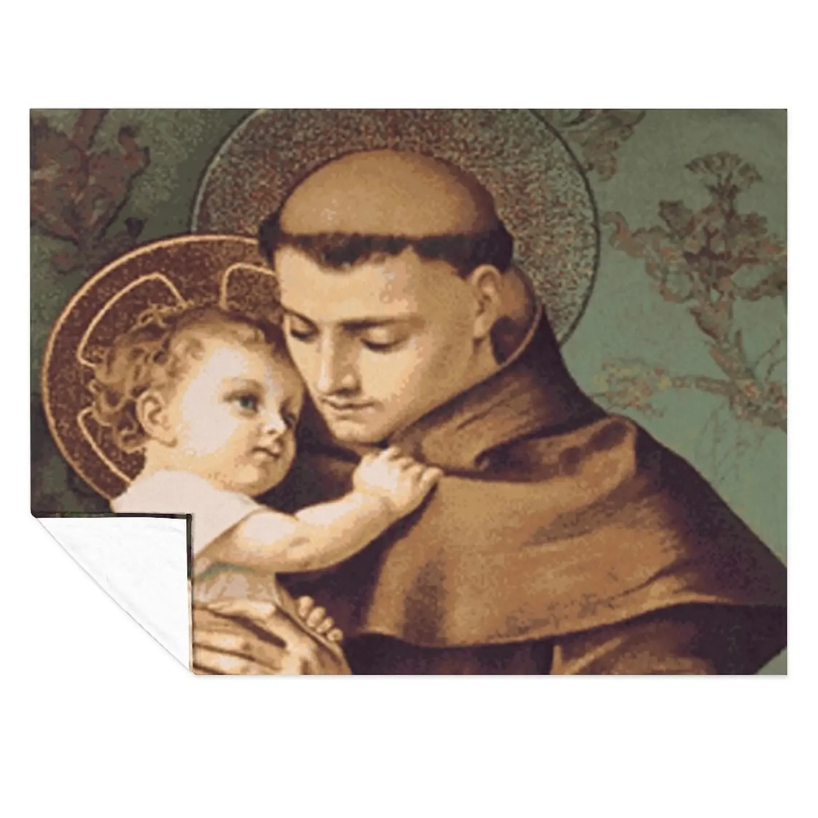 

St Anthony of Padua Throw Blanket Loose Large Thin Heavy Blankets