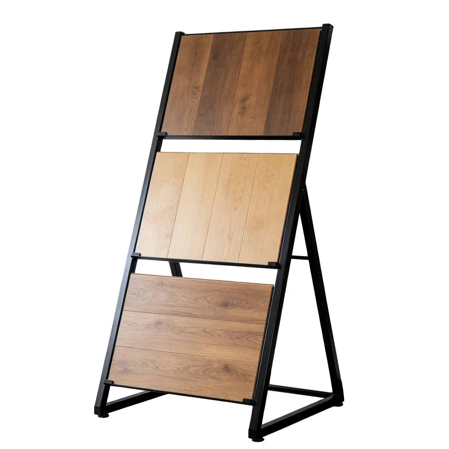 Wood floor swatch integrated ceiling sample tile rack ceramic stone display rack clothing cabinet door swatch display cabinet