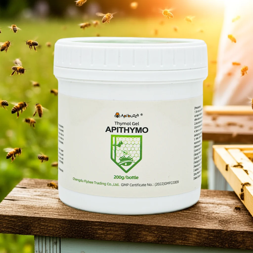 Best for Organic Bee Farm APITHYMO | Thymol Gel for Bees 200g - Natural Beekeeping Material Supplies - Varroa Tools for Beehive