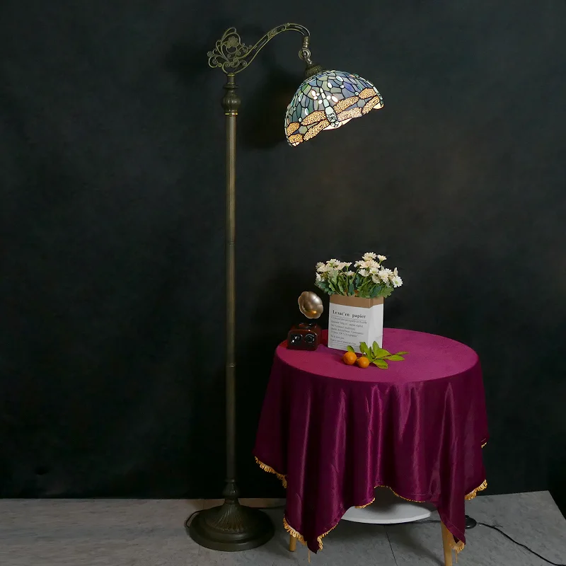 

Fishing lamp Floor lamp Living room light luxury Nordic creative sofa lamp Internet celebrity bedroom shelf coffee table vertica