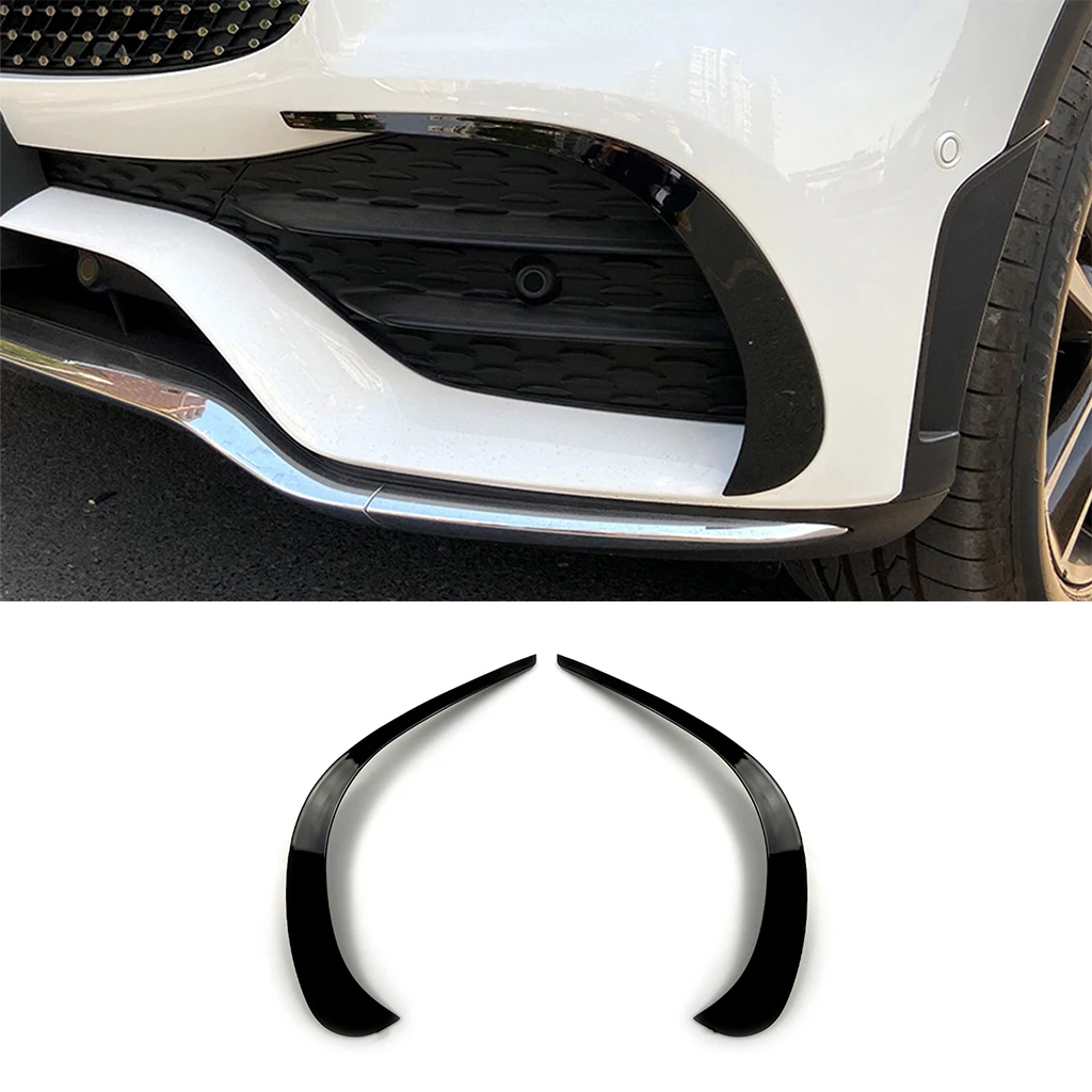 

Car Front Bumper Splitter Side Spoiler Air Vent Body Kits Trim For Mercedes-Benz GLC-Class X253 GLC260 GLC300 2020+ Car Styling