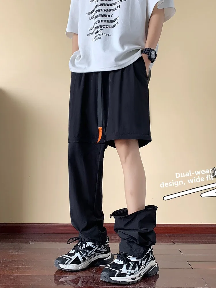 

Съемные солнцезащитные шорты для мужчин, летние, для активного отдыха, профессиональные, для походов в горы, быстросохнущие, тактические, повседневные брюки