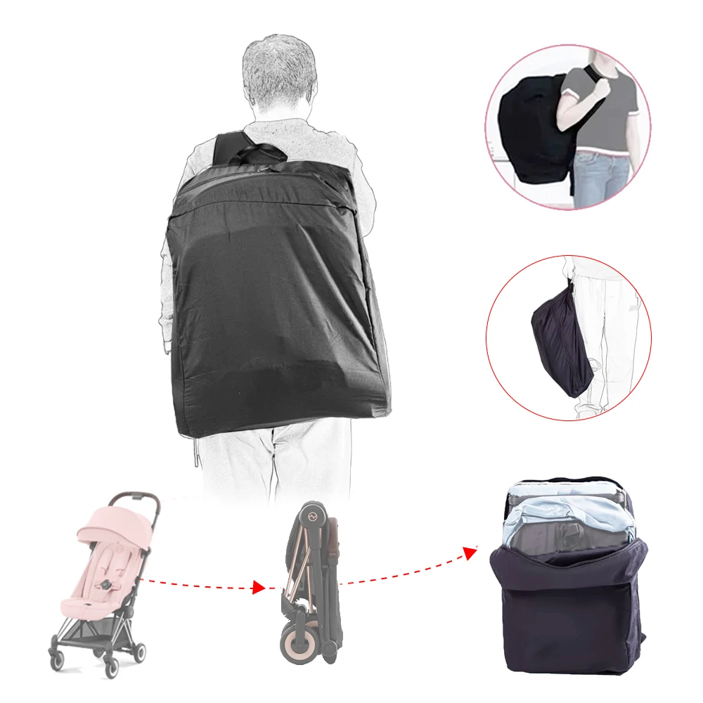 Stroller Travel Bag For Cybex Beezy Eezy Coya Libelle Orfeo GB Pockit+All Terrain/All City Storage Bag Backpack Baby Accessories