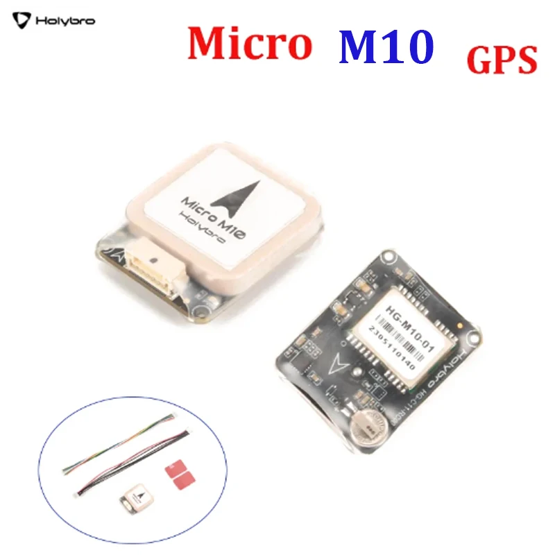 

Holybro Micro M10 GPS with IST8310 Compass Ceramic Patch Antenna 32X26mm for RC Airplane FPV Freestyle Long Range Drones