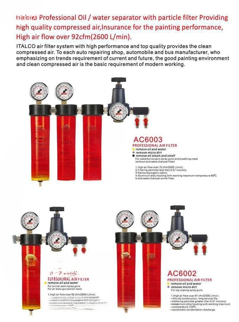 Air compressor filter AC6003 precision filter PMHC grade cubic water and oil removal