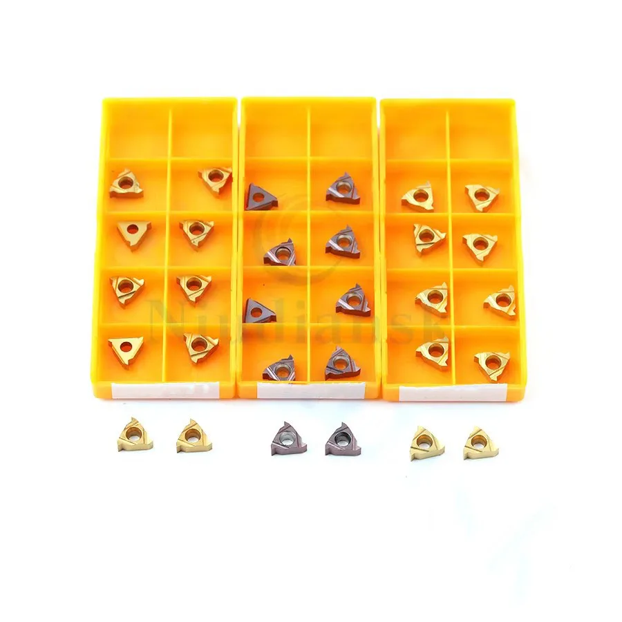 10pcs highquality MMT 11ER 11IR AG55 AG60 VP15TF UE6020 US735 Thread Turning Tool carbide insert CNC lathe Thread turning insert