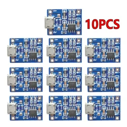 Módulo de carga de batería de litio, 10 piezas, 5V, 1A, 18650, TP4056, con protección, funciones duales, 1A, Li-ion