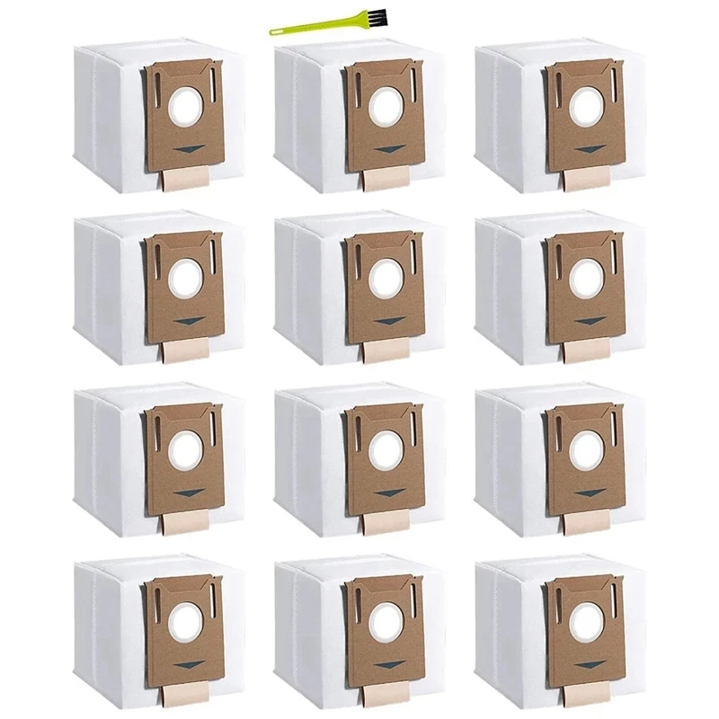 

12Pcs Dust Bags For ECOVACS DEEBOT N8/N8 Pro/N8 Pro Plus/N8 PRO CARE, T9/T9+/T9 AIVI, Yeedi Vac 2 Pro/Vac Max/Vac