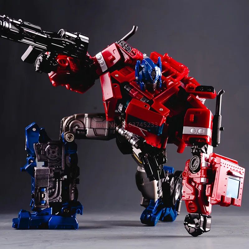 Robôs De Transformação Filme De Liga Optimus Prime Figura De Ação, Tamanho Grande Modelo De Brinquedos, Coleção Em Caixa, Presentes De Aniversário, Mercadorias Spot