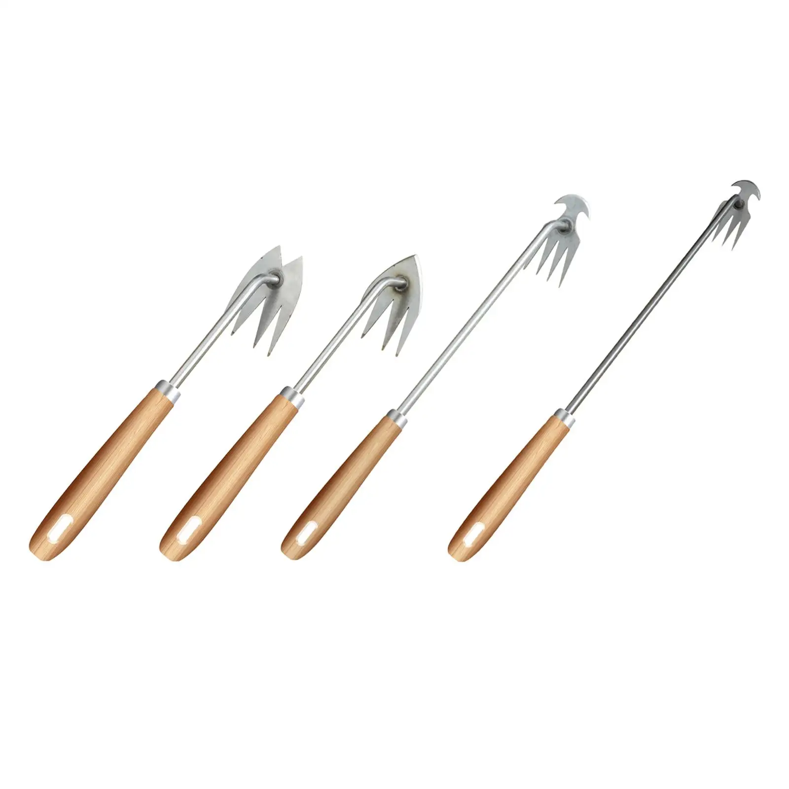 Garden Weed Puller Tool Sturdy Manganese Steel Hand Weeder Lever Design for Removing Weeds in Soil