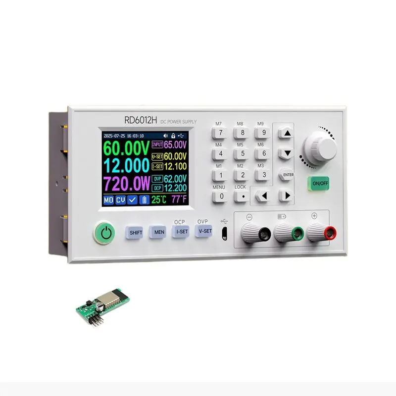 ABNL RD6012H-W DC Adjustable Step-Down Voltage Regulated Power Supply 60V 12A Electronic Repair Tool Step-Down Converter