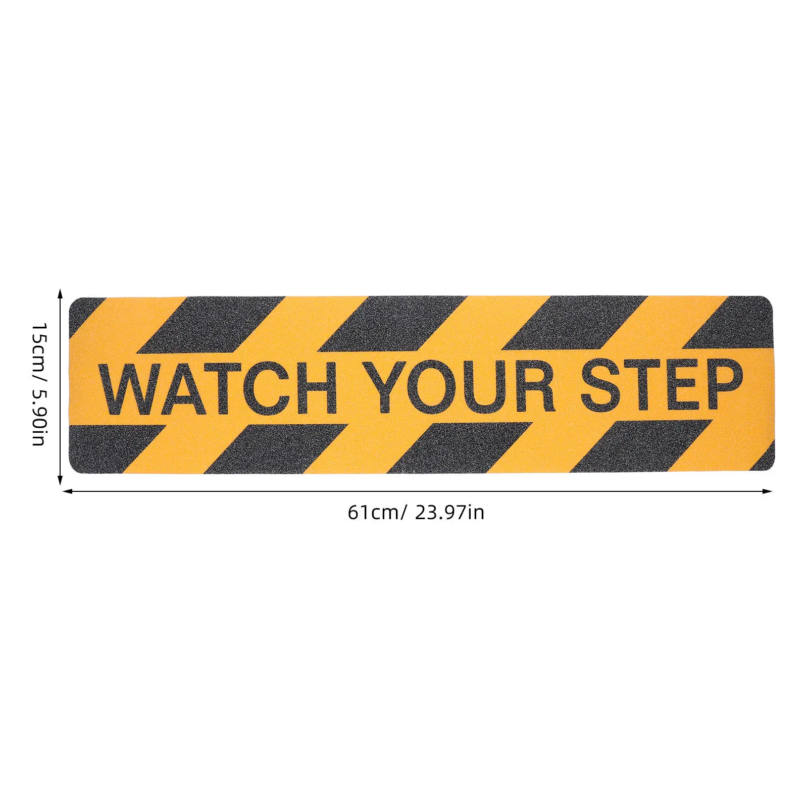 Non-Slip Stair Tape – High-Traction Visual Warning Safety Floor Strip for Kitchen, Bathroom & Washroom