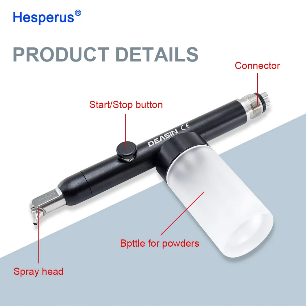 den tal Lucidatrice ad aria per microblaster all'ossido di alluminio den tal Sabbiatrice abrasiva Sistema di abrasione dell'aria con spruzzo N202-06