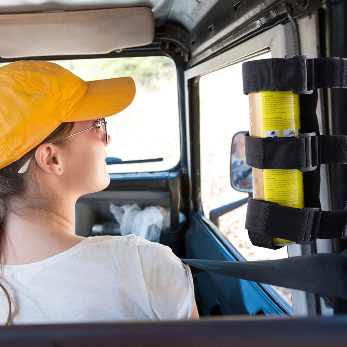 

Сверхмощный ремень для огнетушителя, чашки для фонарика, фиксирующая лента для крепления автомобиля, легкий безопасный крепежный шнур, черный стиль